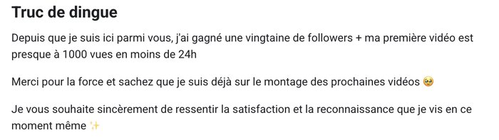 Témoignage client